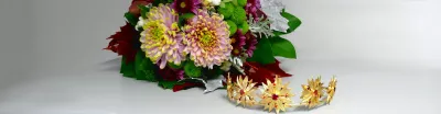 Lahr, Chrysanthema, Königin, Krone und Blumen