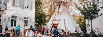 Erlebe Lahr: Chrysanthema Stadt Lahr, Rathauspark Feuerzelt Waldkindergarten Flitzebogen e.V.